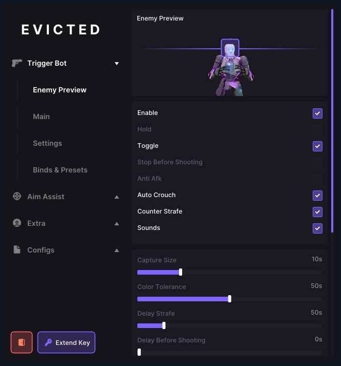 Triggerbot Evicted